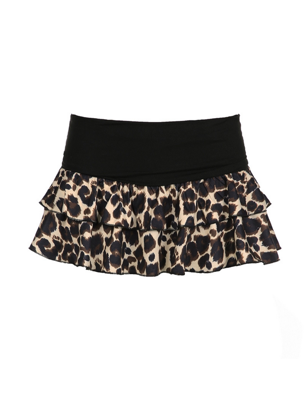 Zivah Leopard Mini Skirt