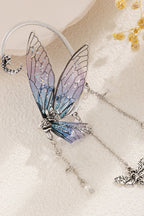 Forest Elf Tassel Butterfly Earrings