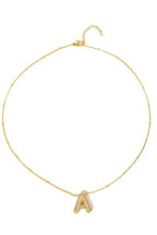 Pavl Bubble Letter Monogram Necklace