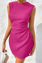 Paola Aesthetic Sleeveless Ribbed Bodycon Dress Evening Wear Edit