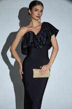 Sexy Ruffled Bandage Formal Dress