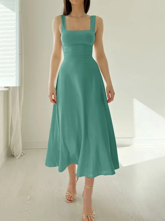 Graciela Minimalist Stylish Midi Dress Designer Edit