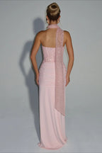 Deep Plunge Bodycon Mermaid Gown Prom Dress