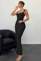 Open Back Bow Cocktail Dress