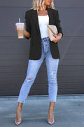 Stylish Loose Multicolor Slit Blazer