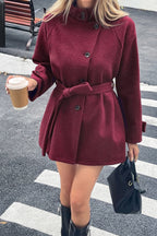 Casual Long-Sleeve Sweater Coat