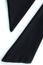 Backless Tie High Slit Party Dress