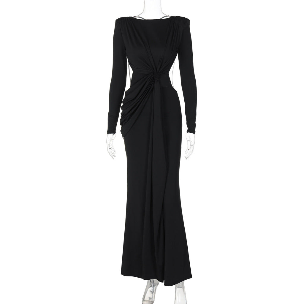 Gracing Date Bodycon Dress Black