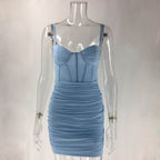 Cupid's Dream Mini Dress Blue