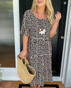 Samantha Timeless Casual Polka Dot Dress Designer Edit