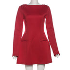 Red Chemistry Mini Dress Red