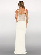 Stella Maxi Dress Apricot