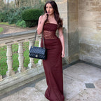 Stella Maxi Dress Maroon