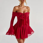 Savoca Mini Dress Red