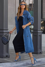 Elevated Weather Belt Denim Coat - 2 Colors