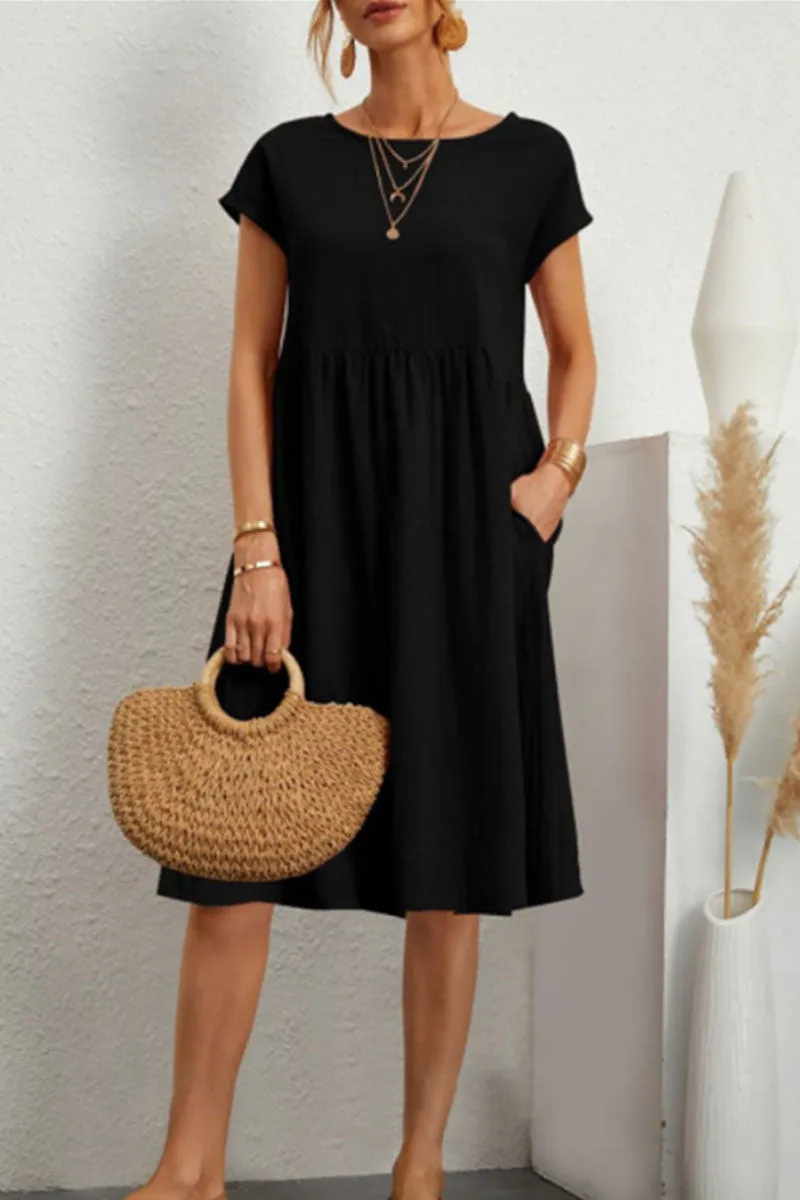 Lydia Timeless Women's Casual Colorful Dress Evening Wear Edit