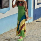 Jillian Statement Long Dress That Enhances the Figure Elevated Occasion Wear