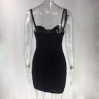 Cupid's Dream Mini Dress Black