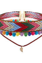 Knit Ethnic Colorful Choker