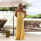 Angel Aura Maxi Dress Yellow
