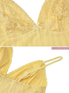 Irina Pleated Lace Trim Cami