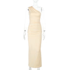 Zuma Assymetrical Dress Yellow