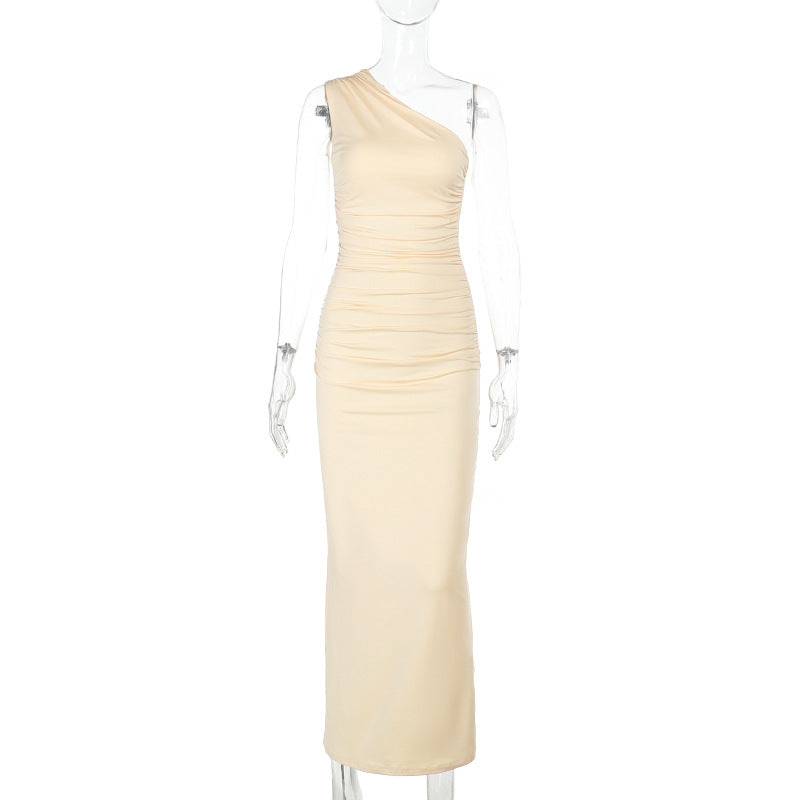 Zuma Assymetrical Dress Yellow