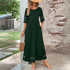 Aria Premium Dress with Transparent Sleeves Chic Silhouette Collection