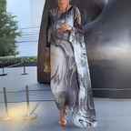 Agustina Exclusive Silk Chiffon Dress Chic Silhouette Collection