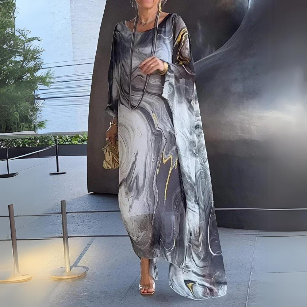 Agustina Exclusive Silk Chiffon Dress Chic Silhouette Collection