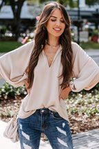 Enternally Bold V-Neck Long Sleeve Top - 3 Colors