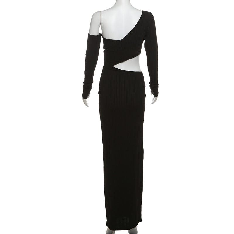 Midnight sky dress Black