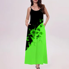 Silvia Boutique Long Color Block Dress Collection