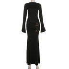 Crimson Embrace dress Black