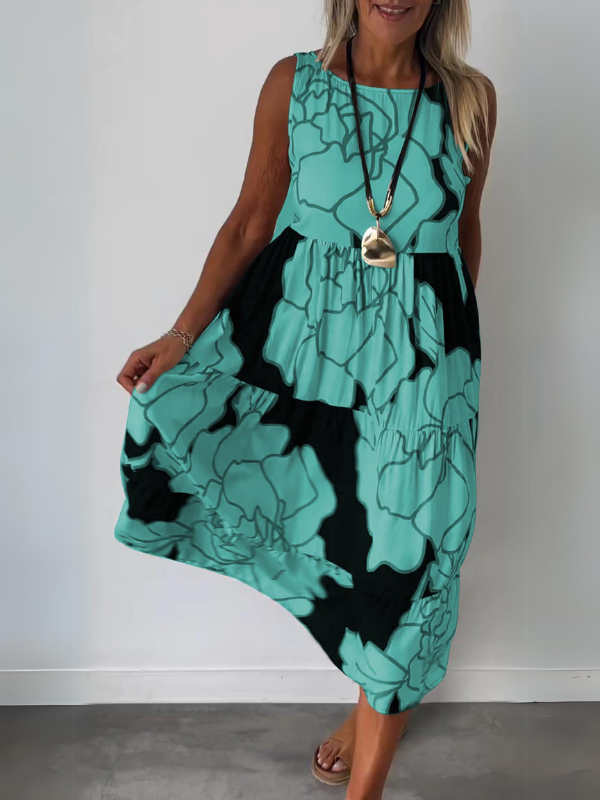 Piper Luxe Dress with Floral Print Boutique Collection