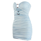Dory Mini Dress Light Blue
