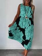 Virginia Premium Stylish Floral Print Dress Statement Occasion Edit