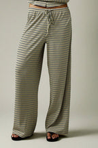 Stripe Button Cord Easy Two Piece Set