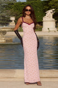 Sexy Lace Insert Slip Dress