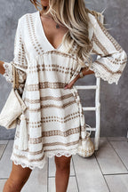 Lace Cuff Dress