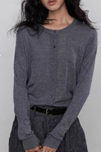Lightweight Crewneck Knit Top