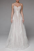 Retro Maxi Embroidered Slip Wedding Dress
