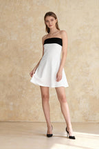 Venetia Mini Dress - White