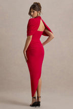 Sexy Slim Ruched Backless Chic Formal Dress