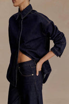 Oversized Denim Shirt