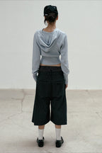 Hooded Vintage Cardigan