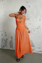 CutOut Strapless Birthday Dress