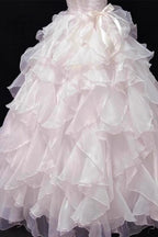 Blush Chiffon Fairy Gown Prom Dress