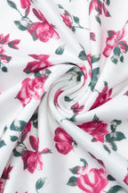 Halter Sleeveless Open Back Sweet Slit Floral Dress