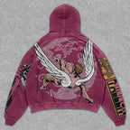 3D Graphic Oversized Hoodie